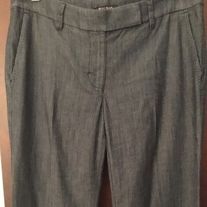 WHBM denim like trousers.